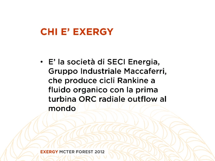 L'innovativo ORC con turbina radiale outflow per recupero calore e biomassa