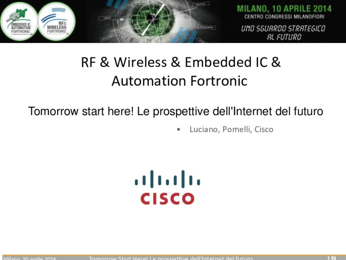 L'Internet of Everythings: la vision di Cisco