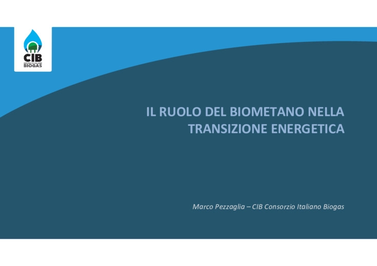 ll ruolo del biometano nella transizione energetica