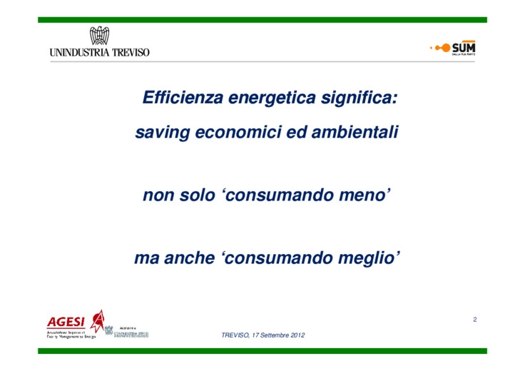 Lo scenario dei servizi e delle ESCo per gli obiettivi di efficienza energetica nell'industria