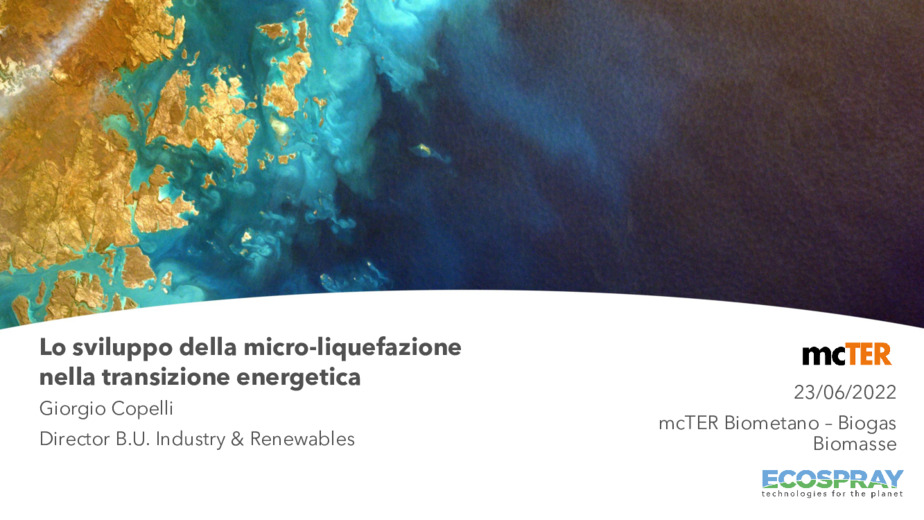 Lo sviluppo della micro-liquefazione nella transizione energetica