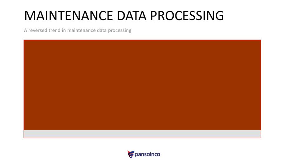 Maintenance Data Processing. A reversed trend in maintenance data processing