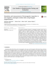 Measurement of ferromagnetic impurities in non-magnetic aeroengine turbine disks using fluxgate magnetometers