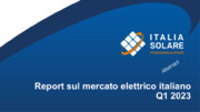 Report sul mercato elettrico italiano
