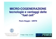 Micro-cogenerazione tecnologie e vantaggi delle “fuel cell”