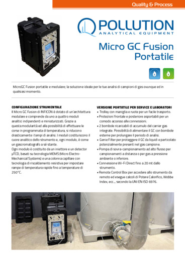 Micro GC Fusion Portatile