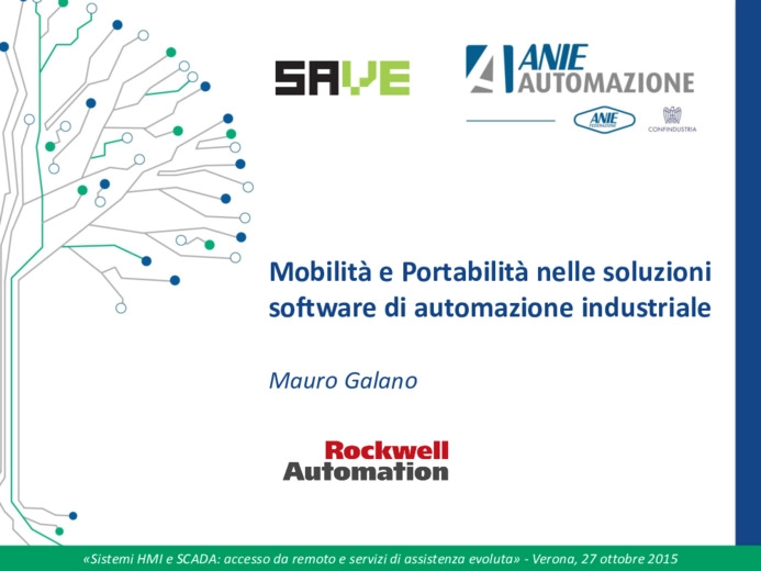 Mobilit e portabilit nelle soluzioni software di automazione industriale