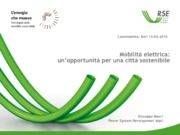 Mobilità elettrica: un’opportunità per una città sostenibile
