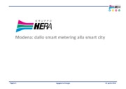 Modena: dallo smart metering alla smart city