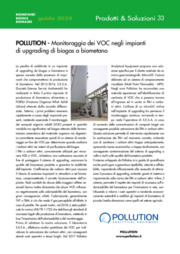 Analisi e monitoraggio COV, Biogas, Biometano, Monitoraggio ambientale, Monitoraggio delle emissioni, Tecnologie di upgrading, VOC