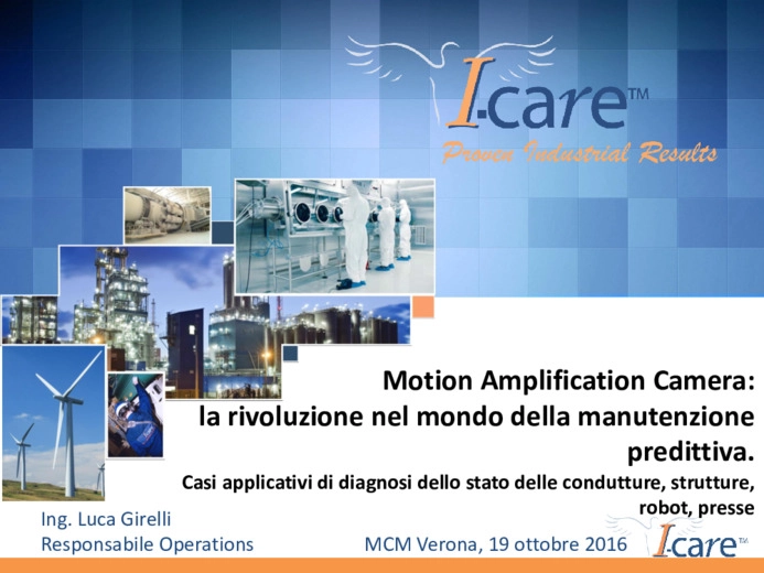 Motion Amplification Camera: la rivoluzione nel mondo della manutenzione predittiva