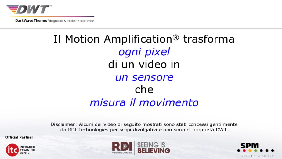 Motion Amplification: come rendere semplice la diagnostica degli impianti.