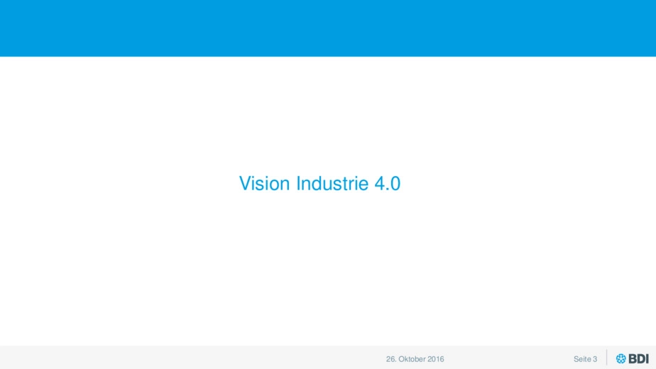 Industrie 4.0 – Status quo in Germany 