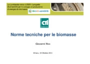 Biocombustibili, Biomasse, Cippato, Legno, Pellets, UNI