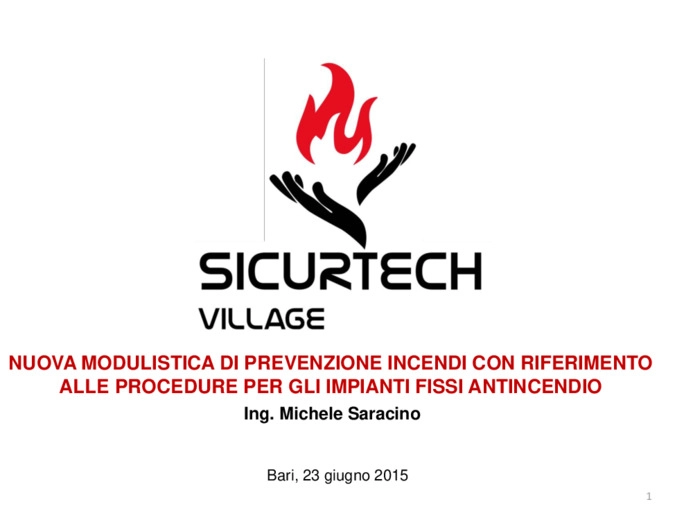 Nuova modulistica di prevenzione incendi con riferimento alle procedure per gli impianti fissi antincendio