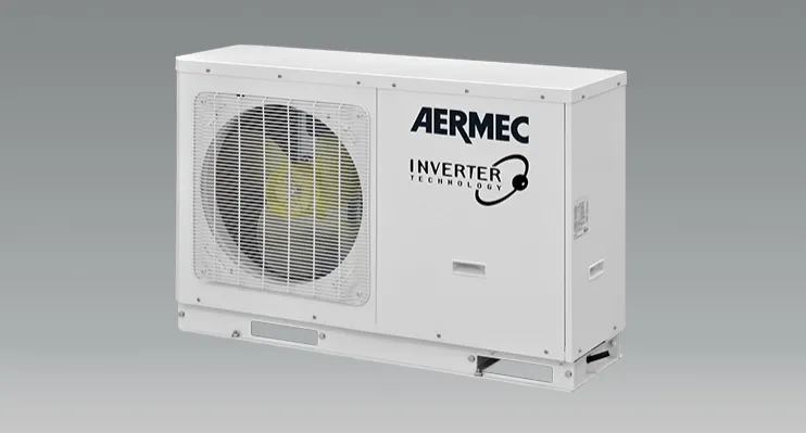 Nuova serie Aermec HMI Pompe di calore aria-acqua ad inverter per il settore residenziale