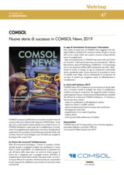 Nuove storie di successo in COMSOL News 2019