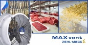 Nuovi ventilatori Maxvent ECblue per food processing: affidabilità ed efficienza energetica