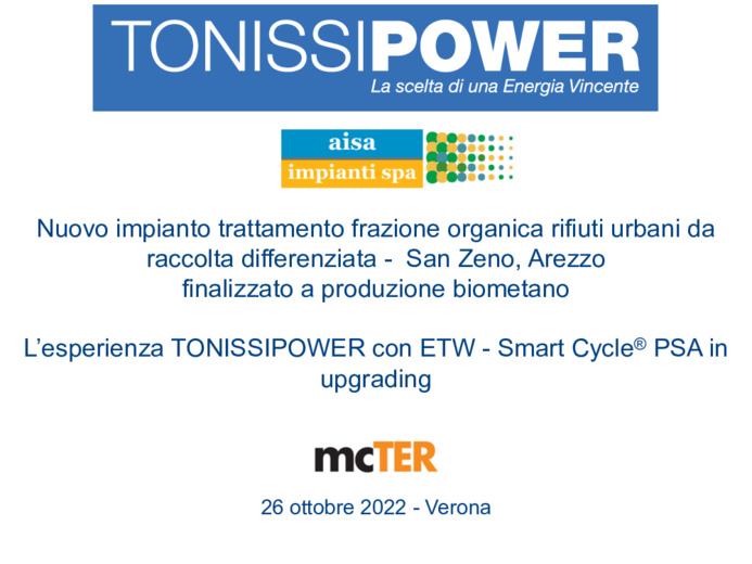 Nuovo Impianto trattamento frazione organica rifiuti urbani da raccolta differenziata - San Zeno, Arezzo finalizzato a produzione biometano