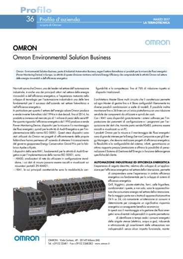 Omron Environmental Solution Business