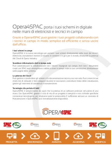 Opera4SPAC: la soluzione su Cloud per connettere i progettisti