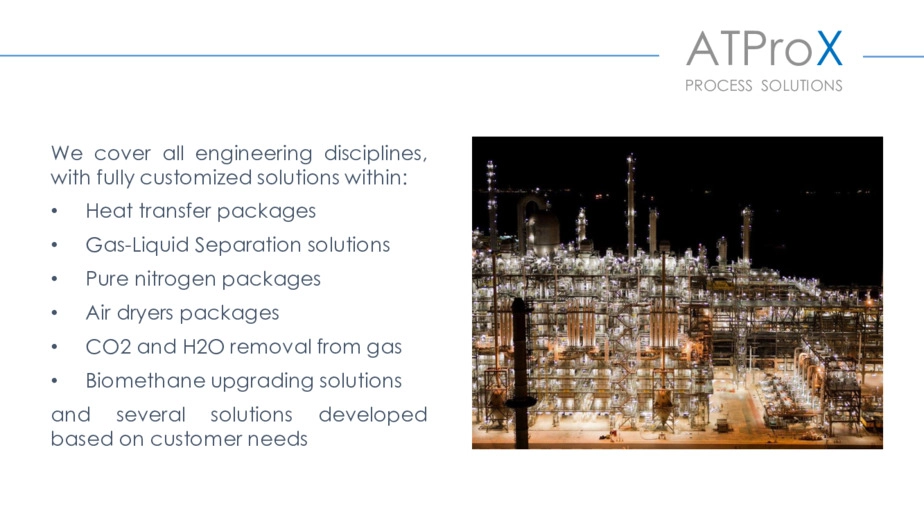 Packages di processo nel settore energy: soluzioni  per biometano e recupero di energia