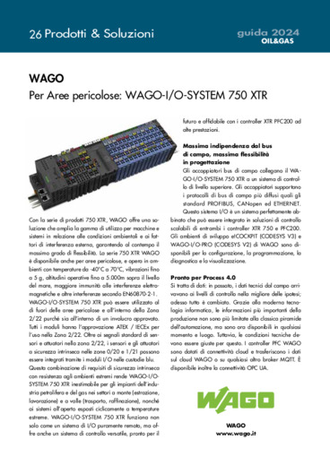 Per Aree pericolose: WAGO-I/O-SYSTEM 750 XTR