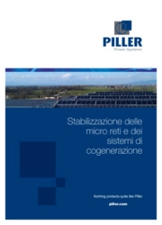 PILLER Stabilizzazione delle micro reti e dei sistemi di cogenerazione