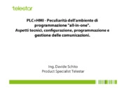 PLC+HMI - Peculiarità dell