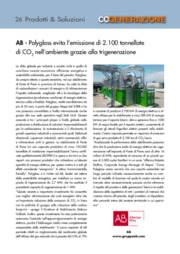Polyglass evita l'emissione di 2.100 tonnellate di CO2 nell'ambiente grazie alla trigenerazione