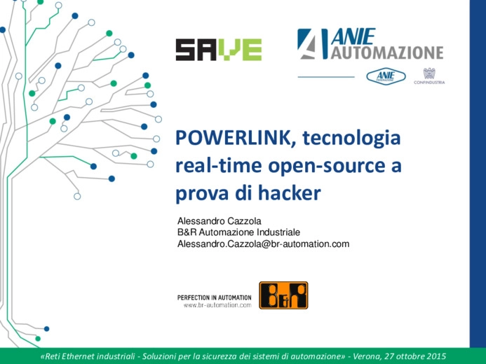 POWERLINK, tecnologia real-time open-source a prova di hacker
