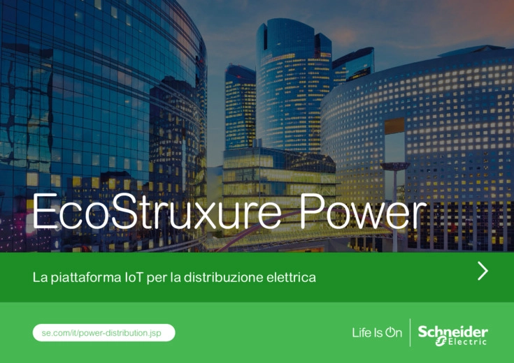 Presentazione di EcoStruxure Power. La piattaforma IoT per la distribuzione