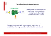 Presentazione e apertura dei lavori: aspetti introduttivi sulla cogenerazione