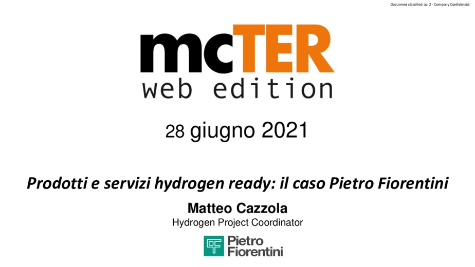 Prodotti e servizi hydrogen ready: il caso Pietro Fiorentini