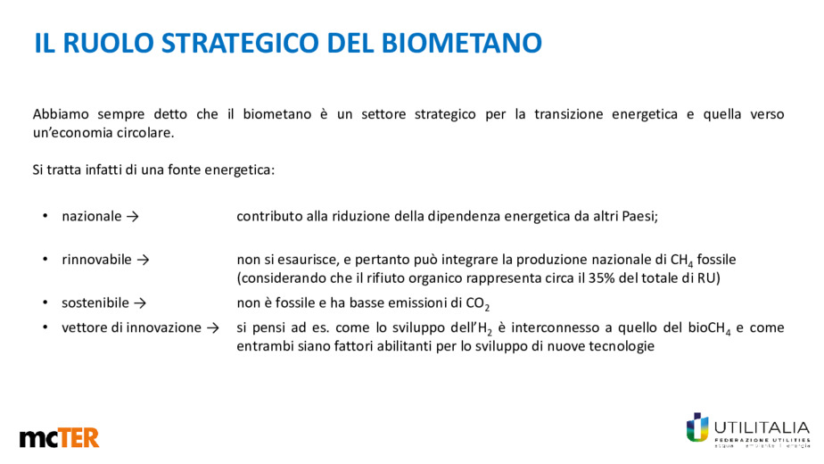 Produzione del biometano da rifiuti e sviluppi delle reti di distribuzione del gas come fattore abilitante del biometano
