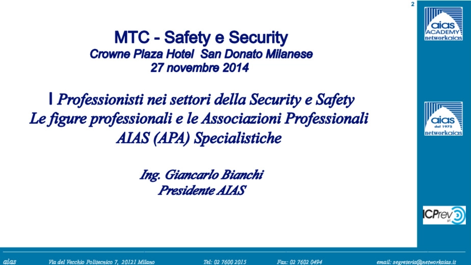 Professionisti nel settore della security, le figure professionali e il ruolo della APA per lattestazione di qualifica