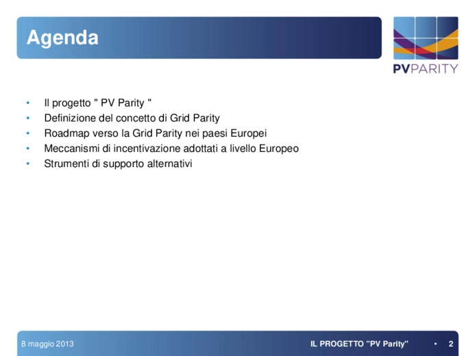"Pv parity": la competitività del fotovoltaico e lo sviluppo di