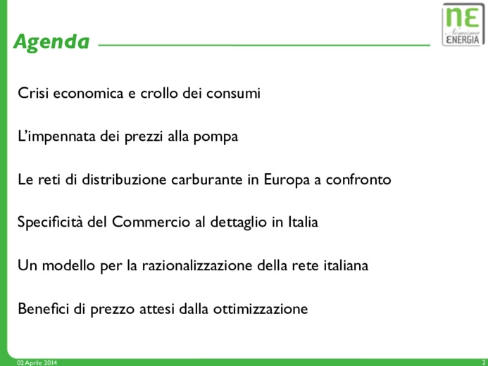 Quale rete ottimale per la distribuzione carburanti in Italia 