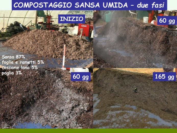 Quality asessement of simplified static method for olive mill waste composting