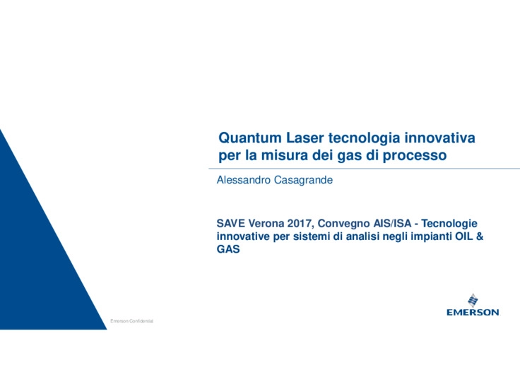 Quantum Laser tecnologia innovativa per la misura dei gas di
