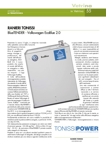 RANIERI TONISSI - BlueTENDER - Volkswagen EcoBlue 2.0
