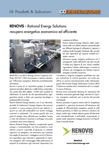 Rational Energy Solutions: recupero energetico economico ed efficiente
