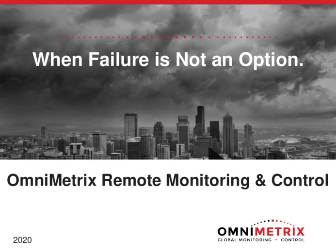 Remote Monitoring for Oil&Gas and Industrial Applications