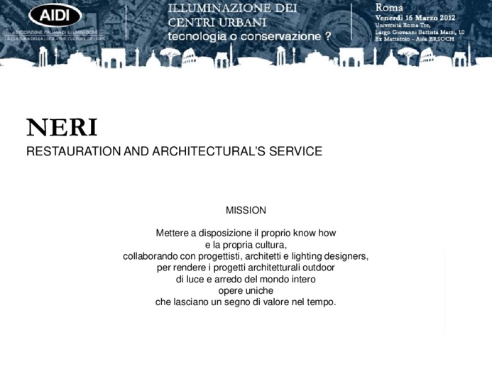 Restauration and architectural’s service