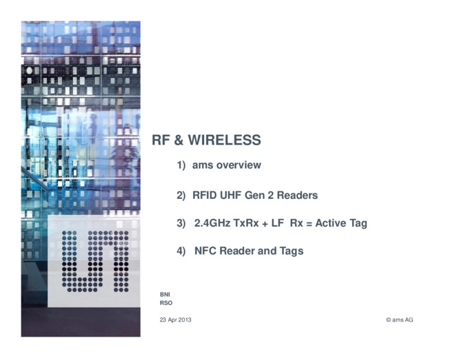 RFID ed NFC, il wireless per la logistica, e molto