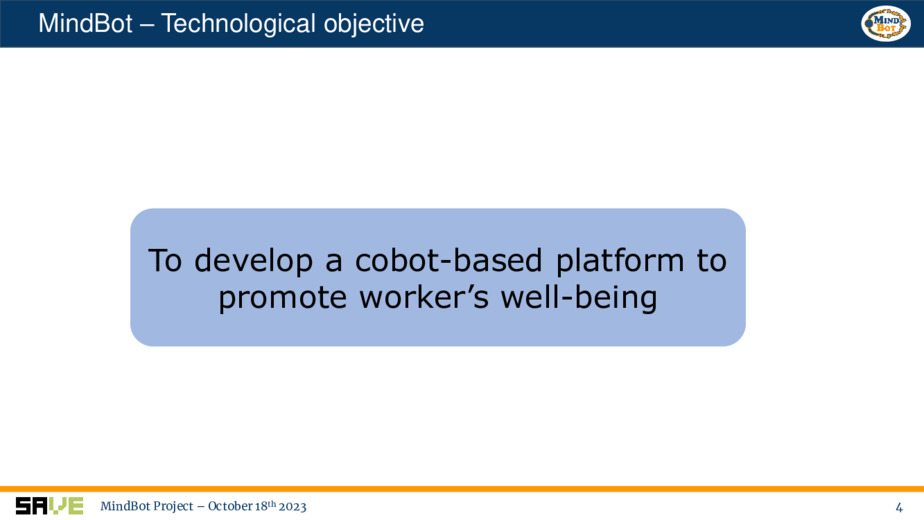 Robot collaborativi e PMI, il progetto Mindbot