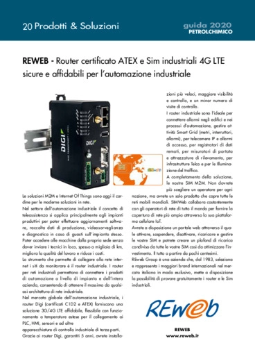 Router certificato ATEX e Sim industriali 4G LTE sicure e