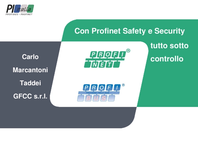 Safety e Security: tutto sotto controllo con PROFINET