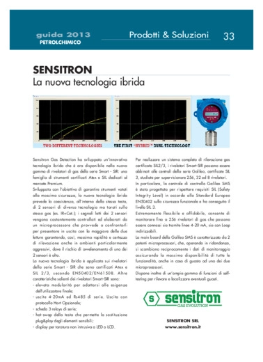 Sensitron. La nuova tecnologia ibrida