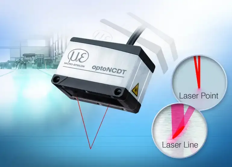 Sensori laser di precisione per l'automazione
